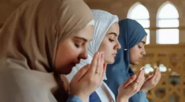 They spend more time reading the Quran, attending prayer services, and performing acts of charity. 