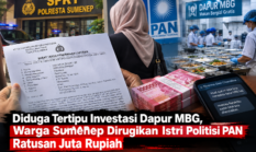 Diduga Tertipu Investasi Dapur MBG, Warga Sumenep Dirugikan Istri Politisi PAN Ratusan Juta Rupiah
