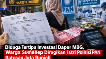 Diduga Tertipu Investasi Dapur MBG, Warga Sumenep Dirugikan Istri Politisi PAN Ratusan Juta Rupiah